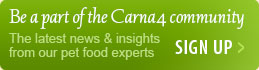 Be a part of the Carna4 community. Get the latest news and insights from our pet food experts.