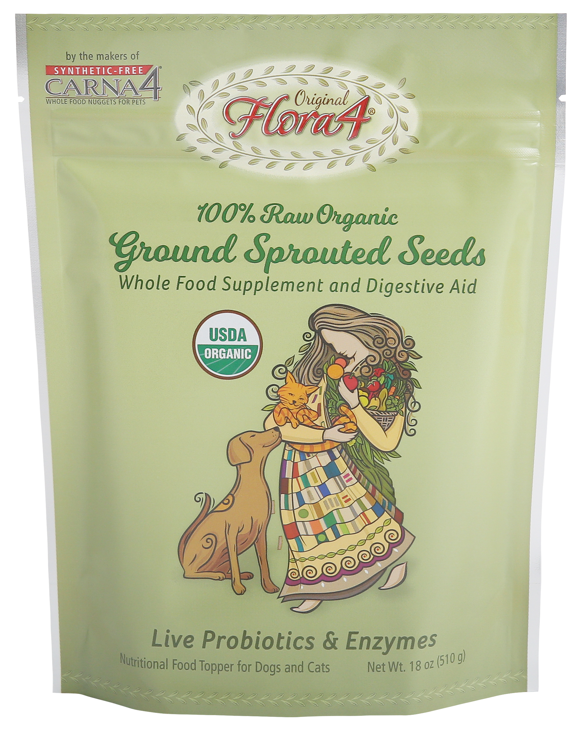 Flora4 18oz Sprouted Seed
